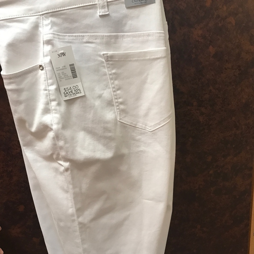 Sateen Capri pants